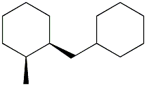 (1S,2S)-2-Methyl-1-(cyclohexylmethyl)cyclohexane Struktur