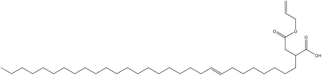 2-(8-Nonacosenyl)succinic acid 1-hydrogen 4-allyl ester Struktur