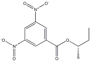 (+)-3,5-Dinitrobenzoic acid (S)-sec-butyl ester Struktur