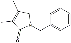 1,5-Dihydro-1-benzyl-3-methyl-4-methyl-2H-pyrrol-2-one Structure