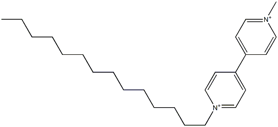 1-Tetradecyl-1'-methyl-4,4'-bipyridinium Struktur