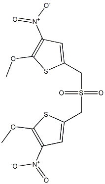 5-Methoxy-4-nitrothiophen-2-yl(methyl) sulfone Struktur