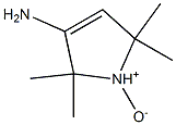 2,2,5,5-Tetramethyl-3-amino-3-pyrroline 1-oxide Struktur