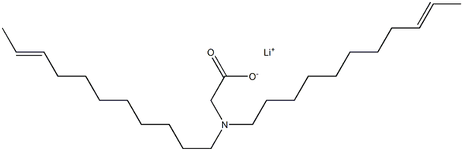 N,N-Di(9-undecenyl)glycine lithium salt Struktur