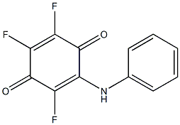 2-[(Phenyl)amino]-3,5,6-trifluoro-2,5-cyclohexadiene-1,4-dione Struktur