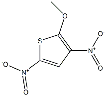 2-Methoxy-3,5-dinitrothiophene Struktur