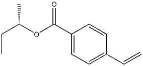 (+)-p-Vinylbenzoic acid (S)-sec-butyl ester Struktur