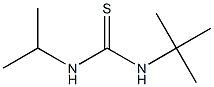 N-tert-Butyl-N'-isopropylthiourea Struktur