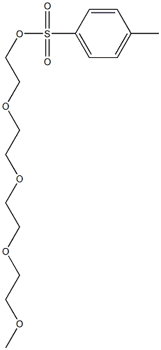 p-Toluenesulfonic acid 3,6,9,12-tetraoxatridecane-1-yl ester Struktur