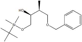 (2S,3S)-4-Benzyloxy-1-(tert-butyldimethylsilyloxy)-3-methylbutan-2-ol Struktur