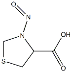 3-Nitroso-4-thiazolidinecarboxylic acid Struktur