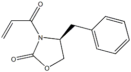 (4S)-3-Propenoyl-4-benzyloxazolidine-2-one Struktur