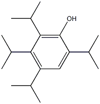 2,4,5,6-Tetraisopropylphenol Struktur