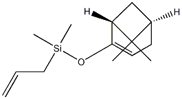 Allyl[[(1R,5R)-7,7-dimethylbicyclo[3.1.1]hept-2-en-2-yl]oxy]dimethylsilane Struktur