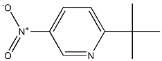 3-Nitro-6-(1,1-dimethylethyl)pyridine Struktur