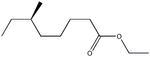 [R,(-)]-6-Methyloctanoic acid ethyl ester Struktur