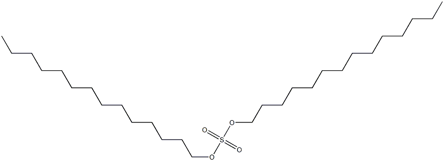 Sulfuric acid ditetradecyl ester Struktur