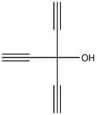 1,1-Diethynyl-2-propyn-1-ol Struktur