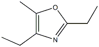 2,4-Diethyl-5-methyloxazole Struktur