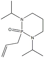 2-Allyl-2-oxo-1,3-diisopropyl-1,3-diaza-2-phosphacyclohexane Struktur