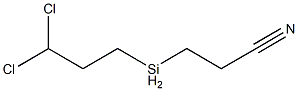 3-(Dichloropropylsilyl)propiononitrile Struktur