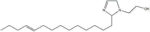 2-(10-Tetradecenyl)-3-imidazoline-1-ethanol Struktur