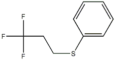 3-(Phenyl)thio-1,1,1-trifluoropropane Struktur