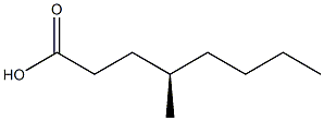 [R,(-)]-4-Methyloctanoic acid Struktur