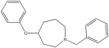 1-Phenylmethyl-4-phenoxyhexahydro-1H-azepine Struktur