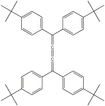 Tetrakis(4-tert-butylphenyl)-1,2,3-butanetriene Struktur