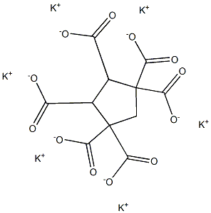 1,1,3,3,4,5-Cyclopentanehexacarboxylic acid hexapotassium salt Struktur