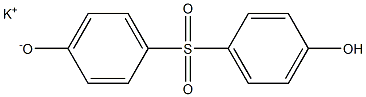 Potassium 4-(4-hydroxyphenylsulfonyl)phenolate Struktur