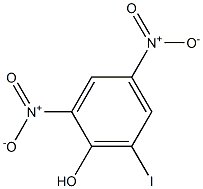 2,4-Dinitro-6-iodophenol Struktur