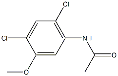 3'-Methoxy-4'-chloro-6'-chloroacetanilide Struktur