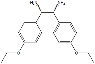 (1S,2R)-1,2-Bis(4-ethoxyphenyl)ethylenediamine Struktur