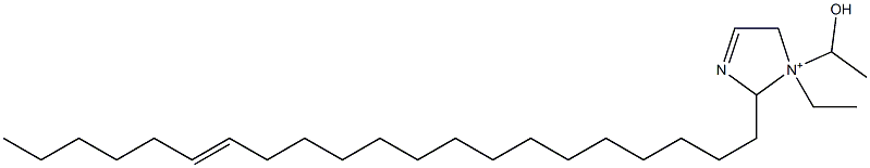 1-Ethyl-2-(15-henicosenyl)-1-(1-hydroxyethyl)-3-imidazoline-1-ium Struktur