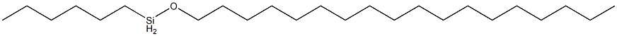 Hexyl(octadecyloxy)silane Struktur