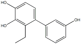 2-Ethyl-1,1'-biphenyl-3,3',4-triol Struktur