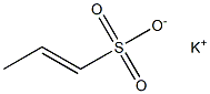 1-Propene-1-sulfonic acid potassium salt Struktur