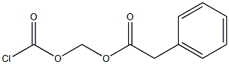 Chlorocarbonic acid phenylacetyloxymethyl ester Struktur