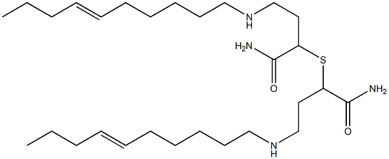 2-[[(6E)-6-Decenyl]amino]ethyl(carbamoylmethyl) sulfide Struktur