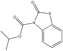 2,3-Dihydro-2-oxobenzothiazole-3-carboxylic acid isopropyl ester Struktur