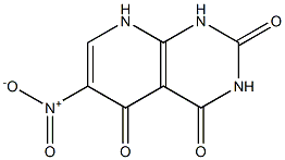 6-Nitropyrido[2,3-d]pyrimidine-2,4,5(1H,3H,8H)-trione Struktur