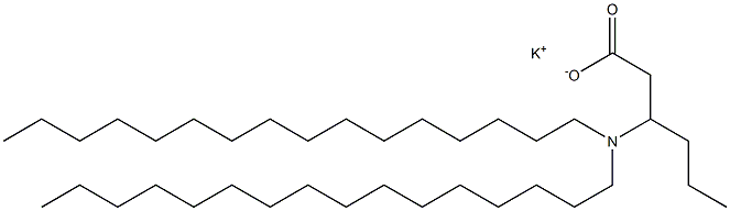 3-(Dihexadecylamino)hexanoic acid potassium salt Struktur