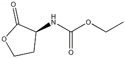 [[(3S)-2-Oxotetrahydrofuran]-3-yl]carbamic acid ethyl ester Struktur