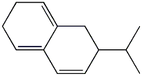 1,2,6,7-Tetrahydro-2-isopropylnaphthalene Struktur