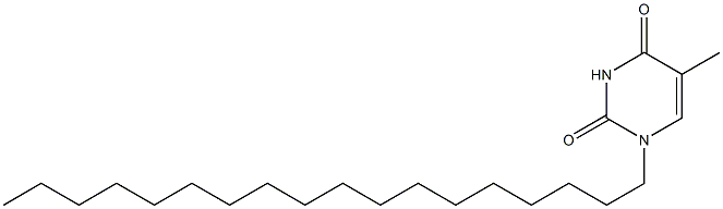 5-Methyl-1-octadecylpyrimidine-2,4(1H,3H)-dione Struktur