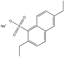 2,6-Diethyl-1-naphthalenesulfonic acid sodium salt Struktur