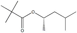 (+)-Pivalic acid (S)-4-methylpentane-2-yl ester Struktur