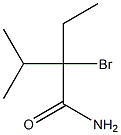 2-Bromo-2-ethyl-3-methylbutanamide Struktur